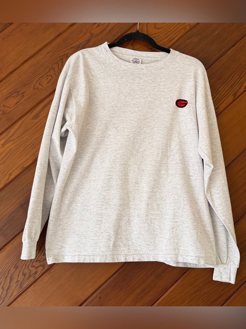 Vintage UGA Georgia Bulldogs Georgia Pride Long Sleeve T-Shirt Medium Delta